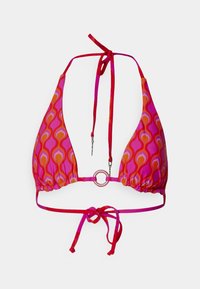 Seafolly BIRDS OF PARADISE REVERSIBLE LONGLINE SLIDE - Bikiniöverdel - chilli red