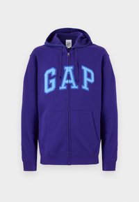 HERITAGE LOGO - Camisola com fecho - purple