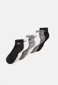 Nike Performance EVERYDAY PLUS CUSHIONED ANKLE 6 PACK UNISEX - Chaussettes de sport - white/black carbon/heather black/multicolore - ZALANDO.FR