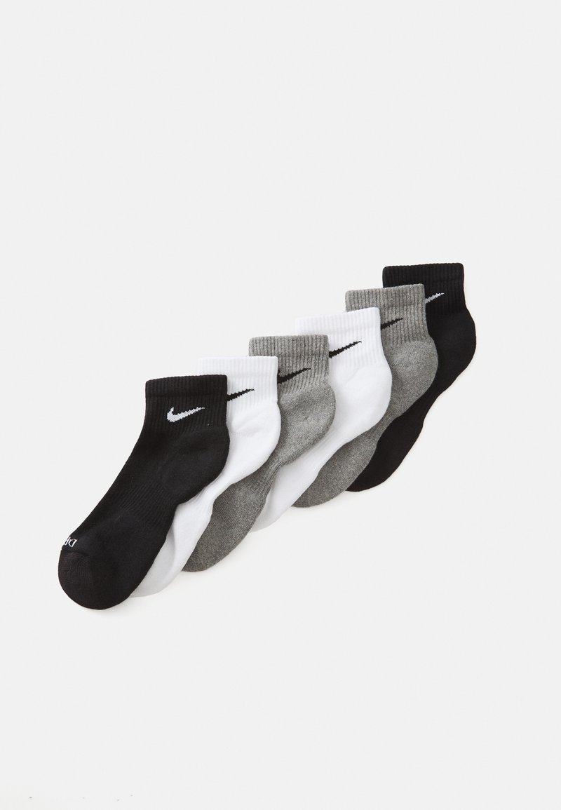 Nike Performance - EVERYDAY PLUS CUSH ANKLE UNISEX 6 PACK - Chaussettes de sport - white/black carbon/heather black, Agrandir
