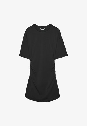 Stradivarius, SHORT T-SHIRT DRESS - Robe t-shirt - black