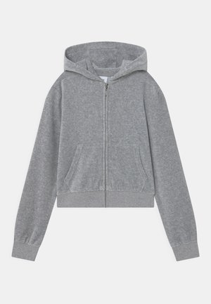 TONAL EMBRO ZIP THRU HOODIE - Felpa con zip - heather grey