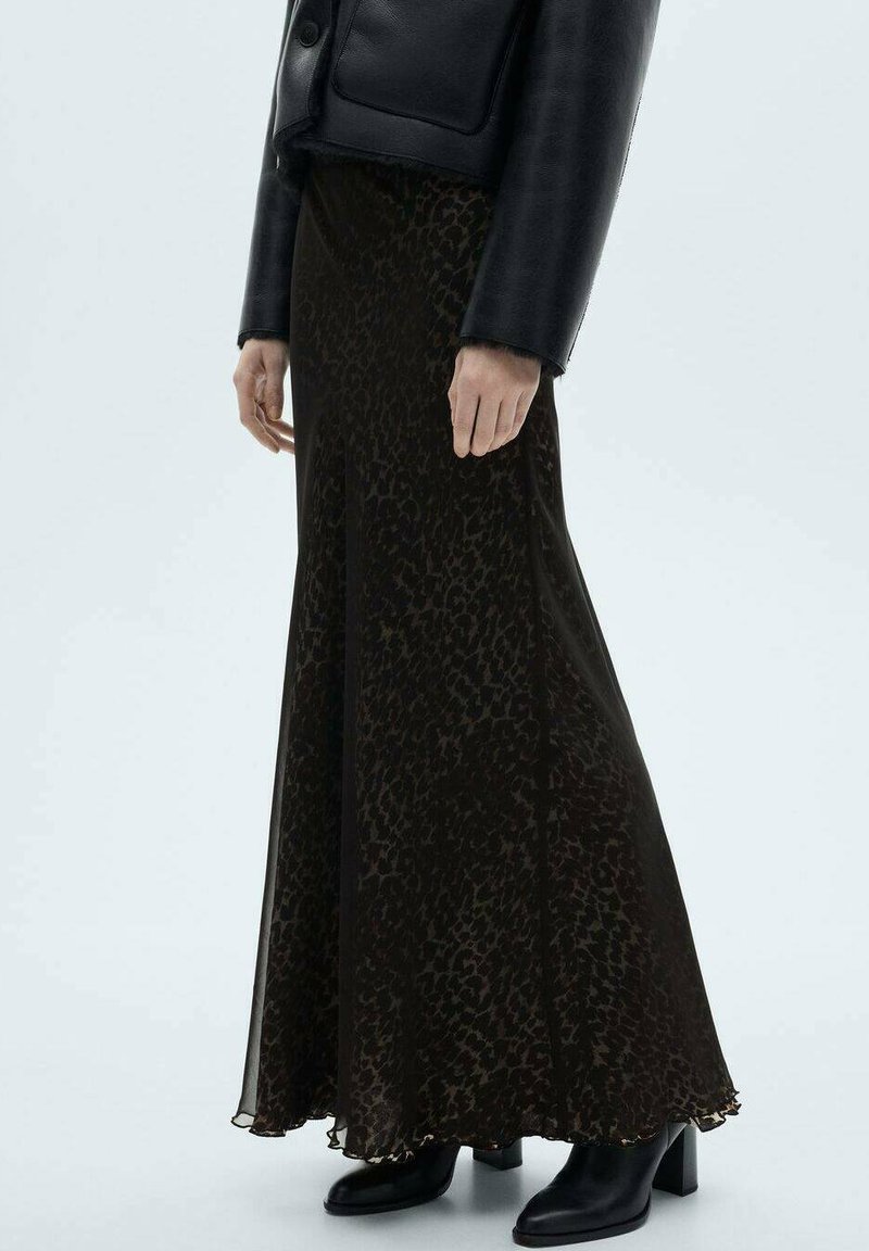 Mango Fustă maxi - black