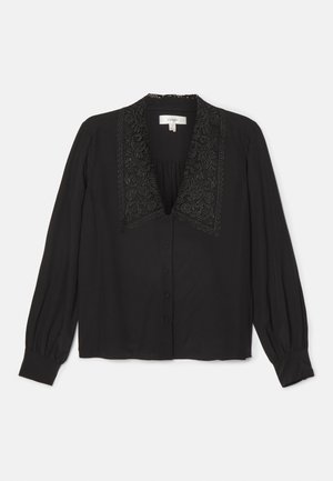 FRAME COLLAR BLOUSE - Skjortebluser - black