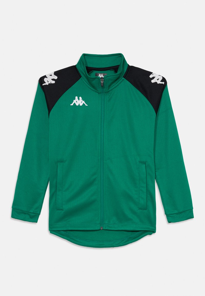 Kappa LENNO UNISEX - Sweatjakke - green/black