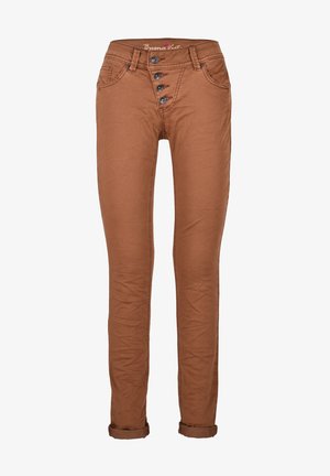 Stoffhose - cognac