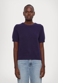 MICHAEL Michael Kors SHORT SHAKER  - Džemper - dark iris