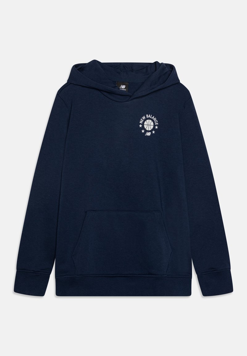 New Balance - HOOPS ESSENTIALS HOODIE UNISEX - Hoodie - navy, Enlarge