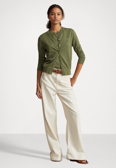 Polo Ralph Lauren PIMA COTTON LONG SLEEVE CARDIGAN - Neuletakki - garden trail