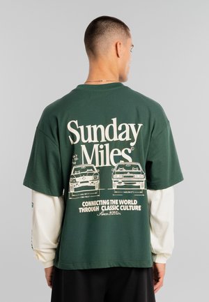 SUNDAY MILES DOUBLE LAYER  - Langarmshirt - off white