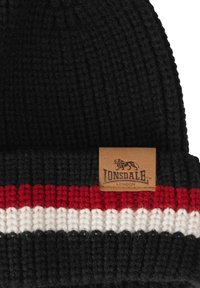 Lonsdale UNISEX UND SET BUTLEIGH - Šál - black dark red ecru