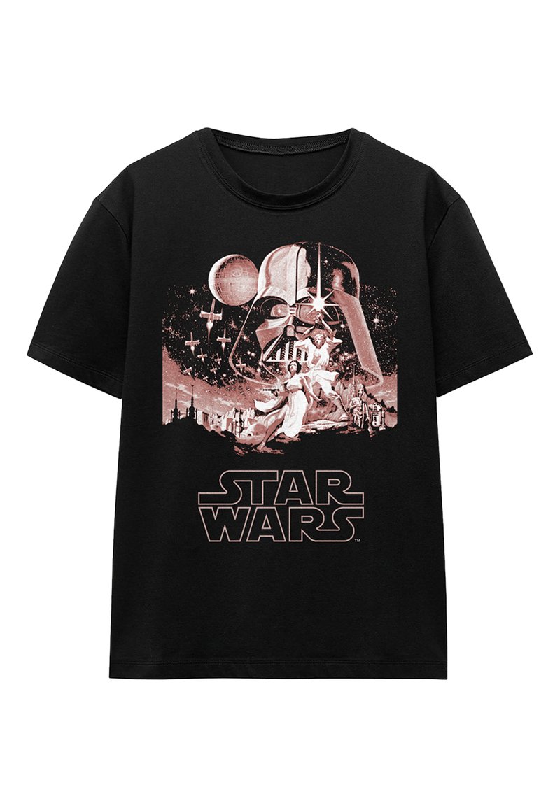 Star Wars T-shirt print zwart