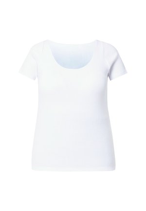 Ulla Popken, BH-SHIRT - T-shirts basic - off-white