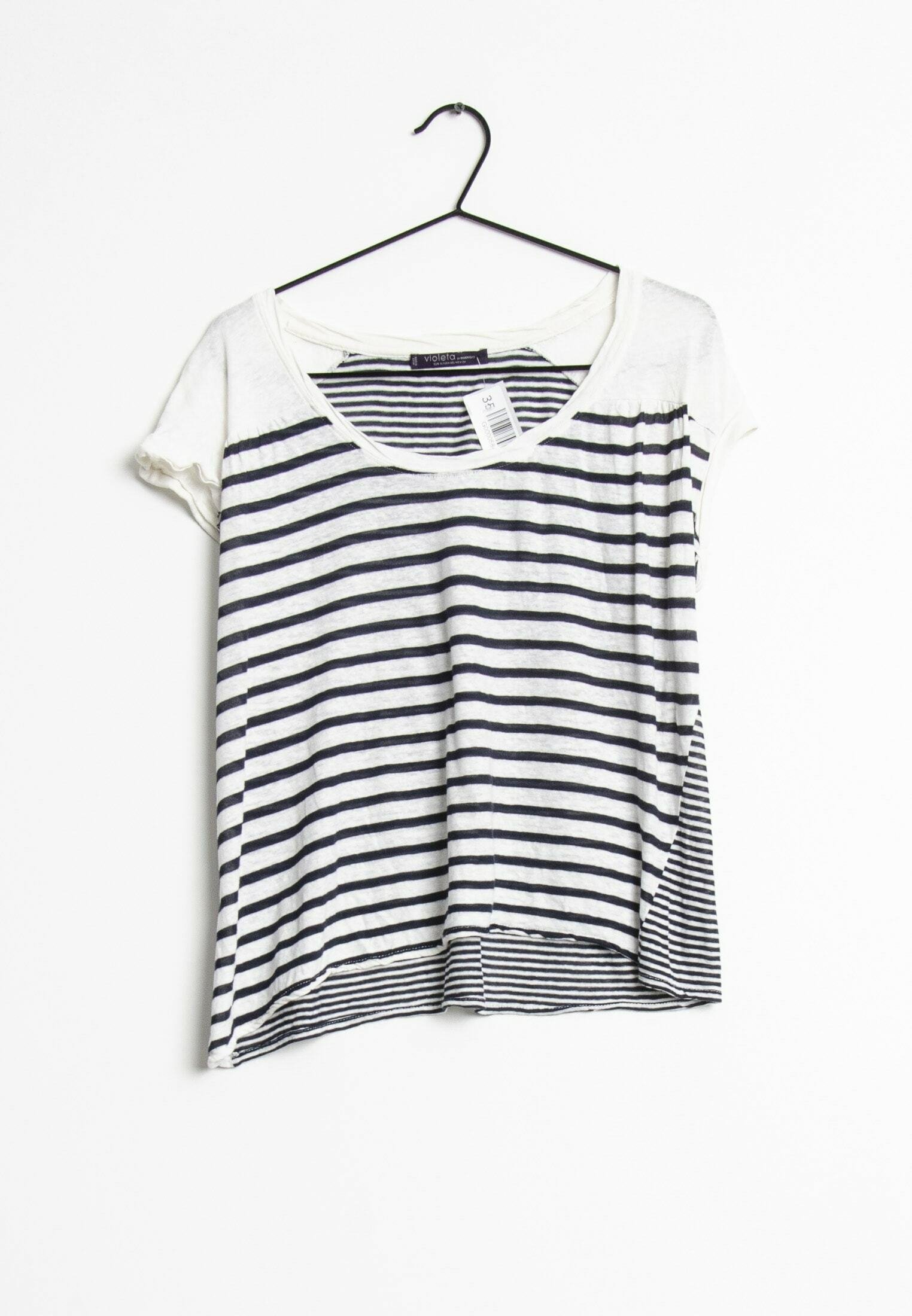 Violeta by Mango T-shirt basic - white/wit - (Pre-owned) - Zalando.nl