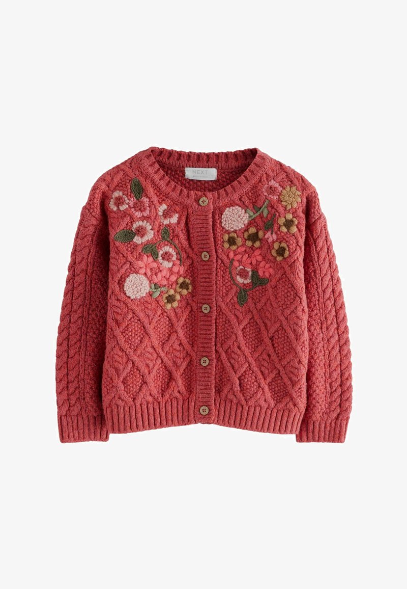 Next REGULAR FIT - EMBROIDERED - Adīta jaka - red