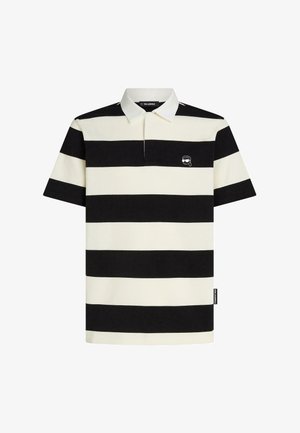 KARL LAGERFELD, IKON BOLD STRIPE - Polo - cannoli cream-black