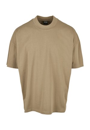 Urban Classics OVERSIZED MOCK NECK - T-shirt basique - khaki