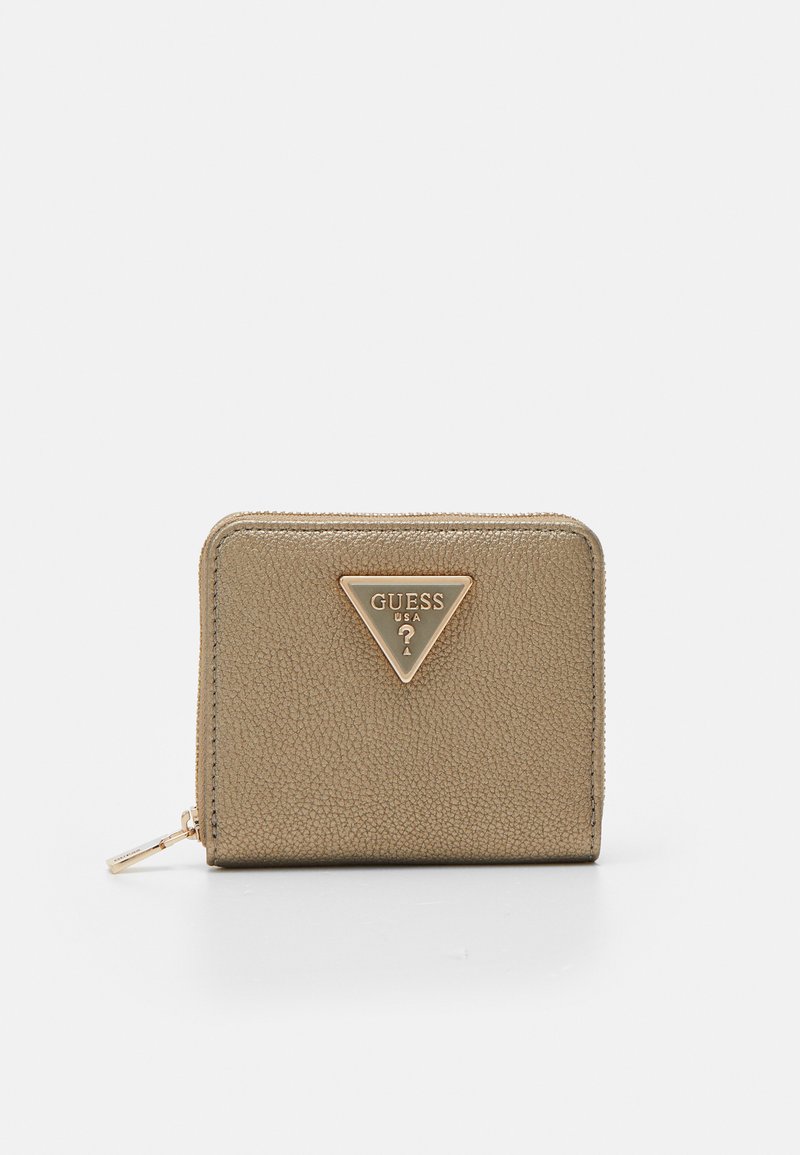 Guess MERIDIAN SMALL ZIP AROUND - Peňaženka - pewter