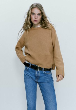 CREW NECK 05733662 - Jumper - camel