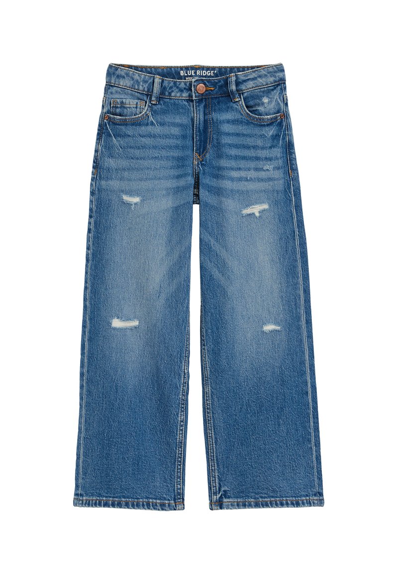 WE Fashion BLUE RIDGE - Pernera ancha - blue/blue denim - Zalando.es