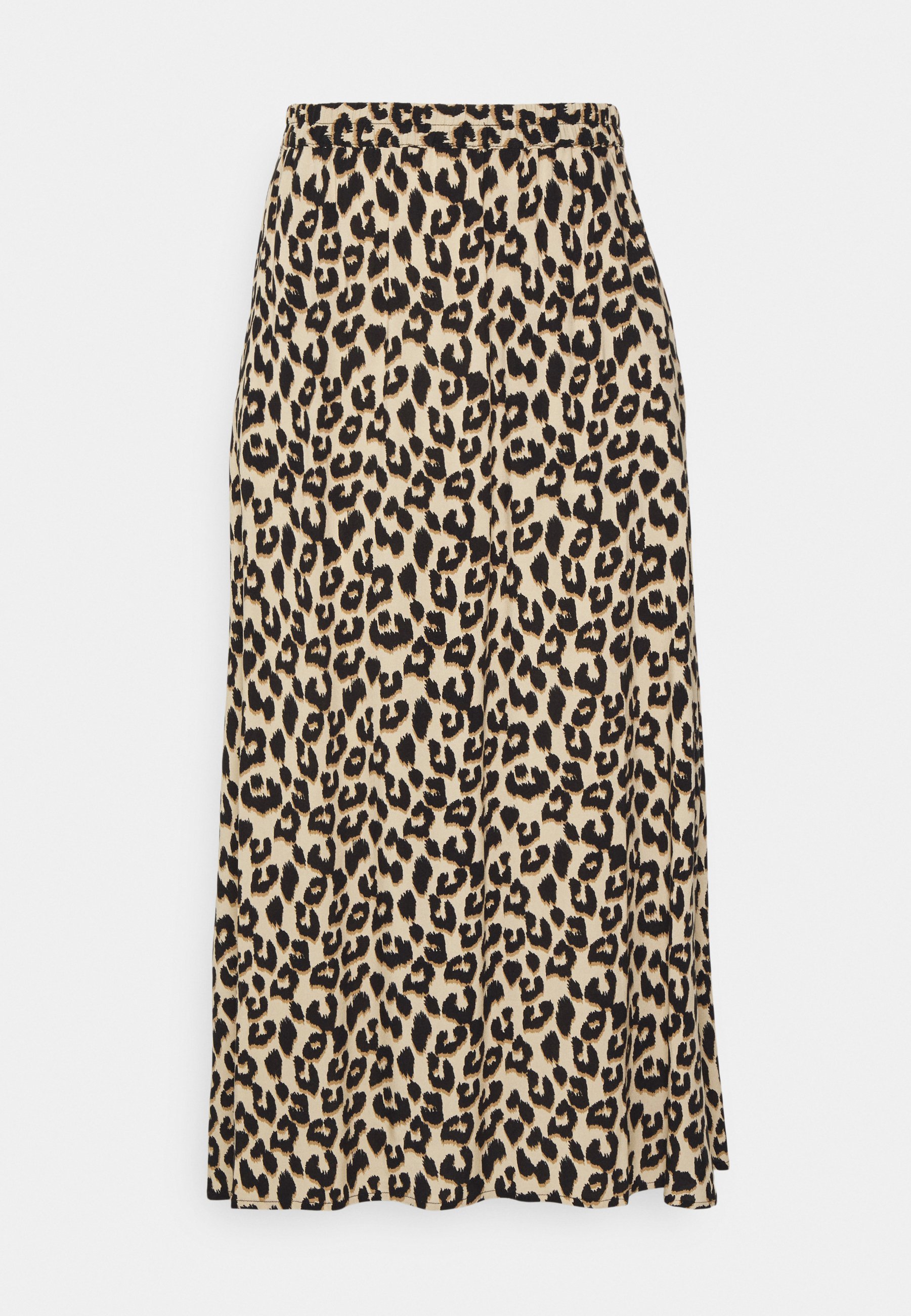 Skirt Vero Moda Jupe Vero Moda Notch Front Mini Skirt In Leopard