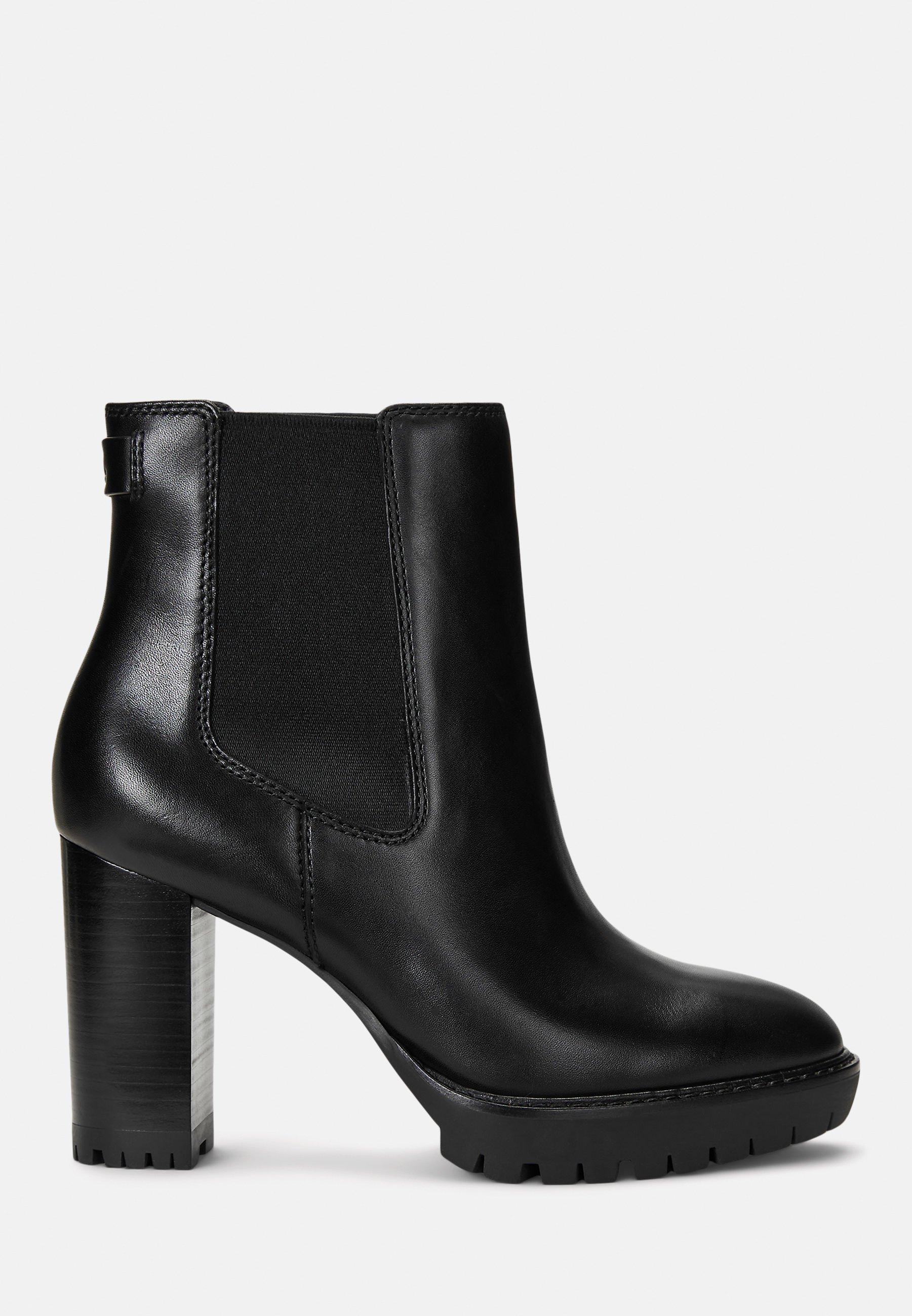 Lauren Ralph Lauren LAYNE LEATHER BOOTIE High heeled ankle boots