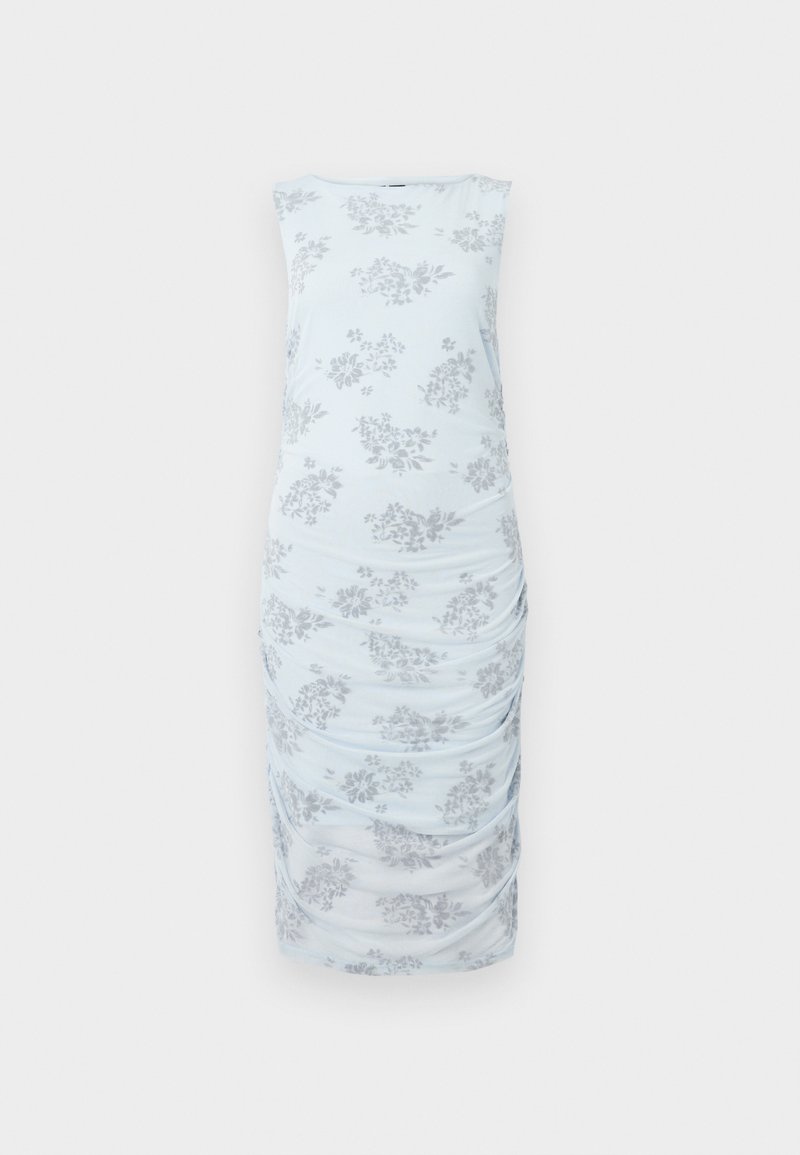 Pieces Etui-jurk lichtblauw
