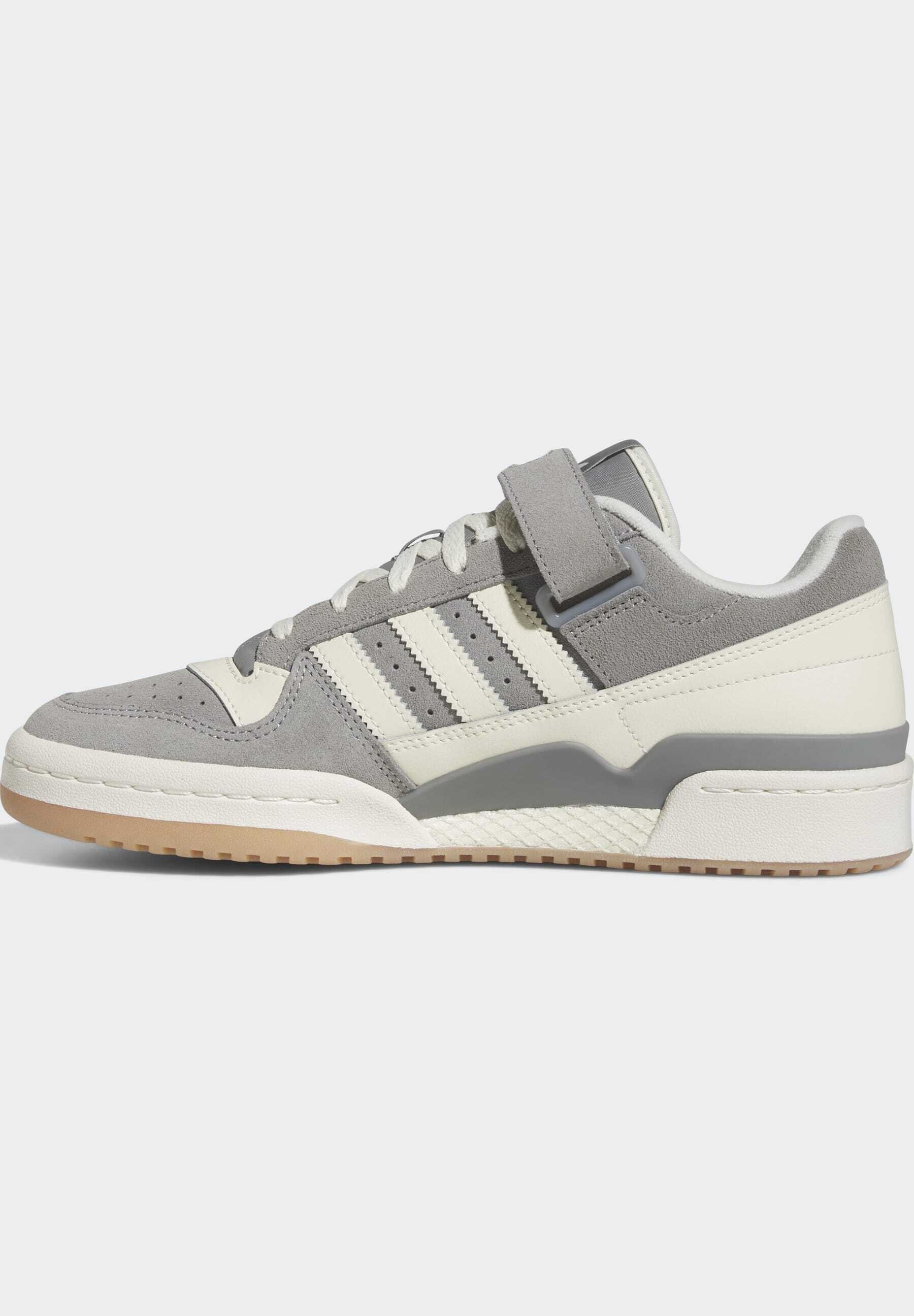 adidas FORUM LOW UNISEX - Sneakers - charcoal grey cream white gum/grå - Zalando.dk