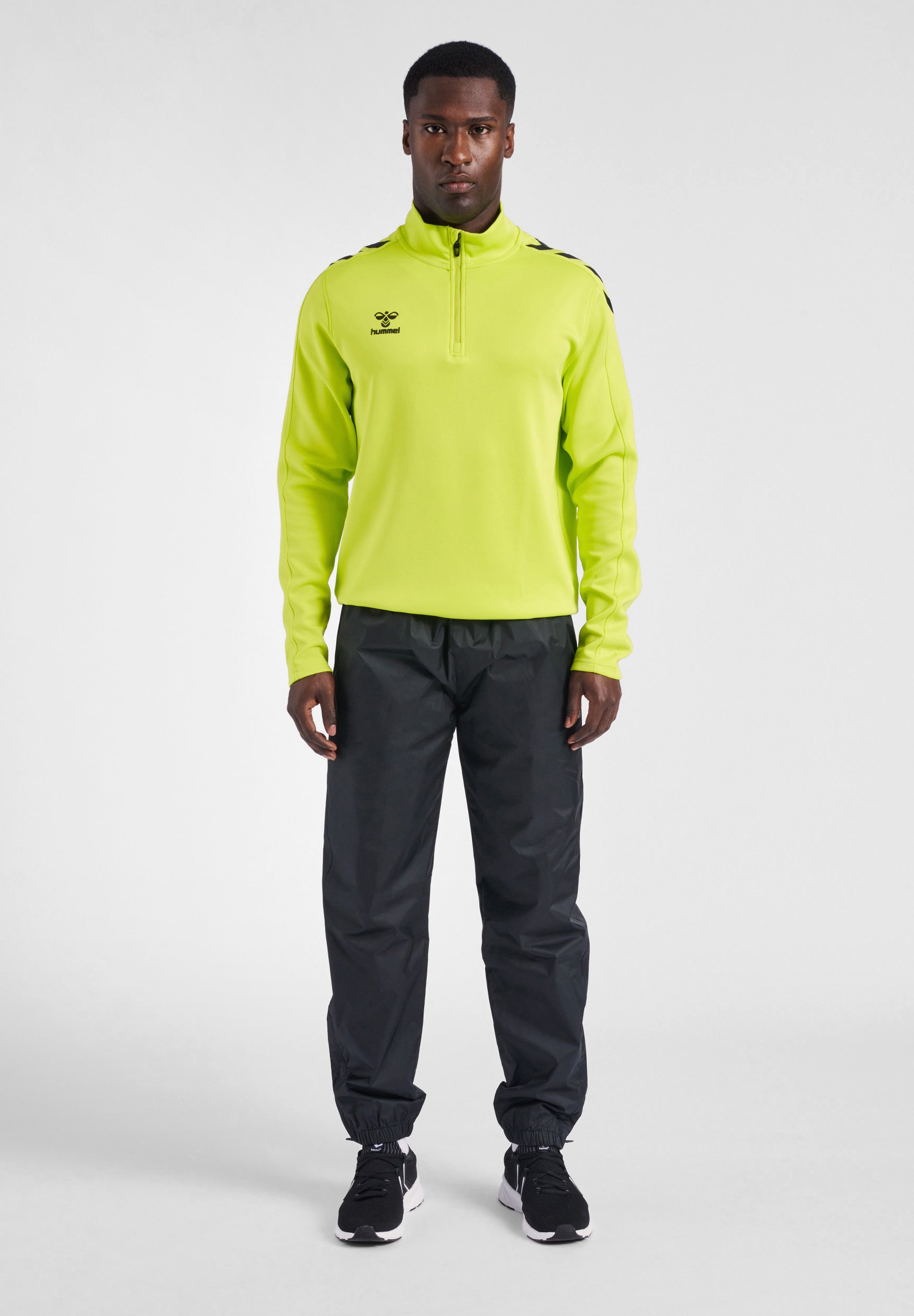 Hummel Hmlcore Xk Pantaloncini Uomo In Poliestere - Cuciture A Contrasto, Cordoncino In Vita, Tessuto Interlock, Taglie Forti (4XL)