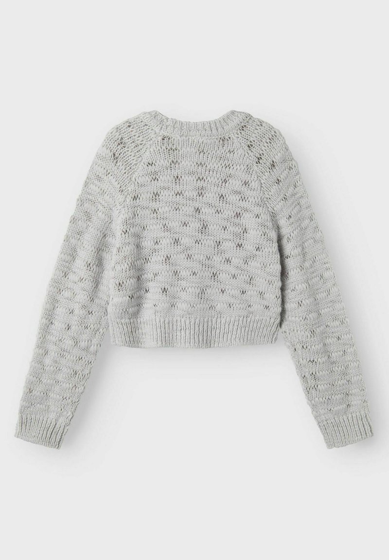 NAME IT Short Knit Pullover P Nkfrikine Ls Pull Court En Tricot P, Café Quartz, 116 Fille