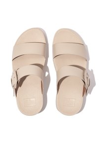 FitFlop COVERED-BUCKLE RAW-EDGE  - Muiltjes - beige