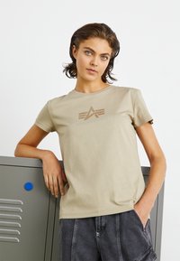 Alpha Industries - Potiskana majica - vintage sand Miniaturna slika 1