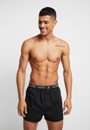 Lousy Livin Underwear, 2 PACK - Weite Boxershorts - black/white