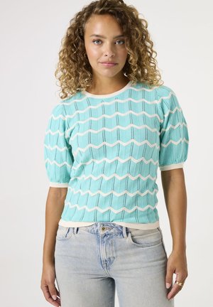 Print T-shirt - clear ocean