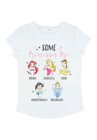 Disney DISNEY PRINCESSES SOME PRINCESSES ARE - Camiseta estampada - white