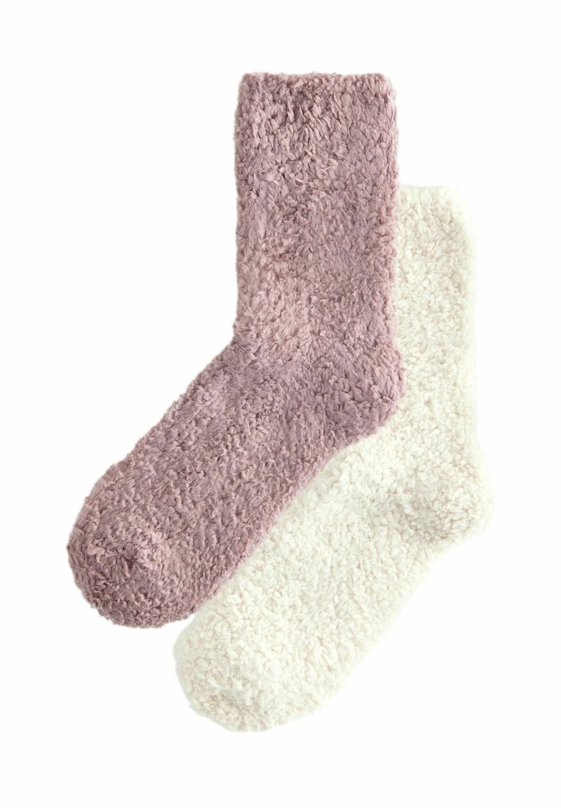 Next SUPER COSY ANKLE 2 PACK - REGULAR FIT - Zoknik - mink ecru