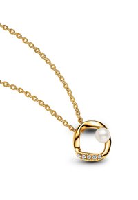 Pandora SHAPED PAVÉ CIRCLE COLLIER - Náhrdelník - gold plated