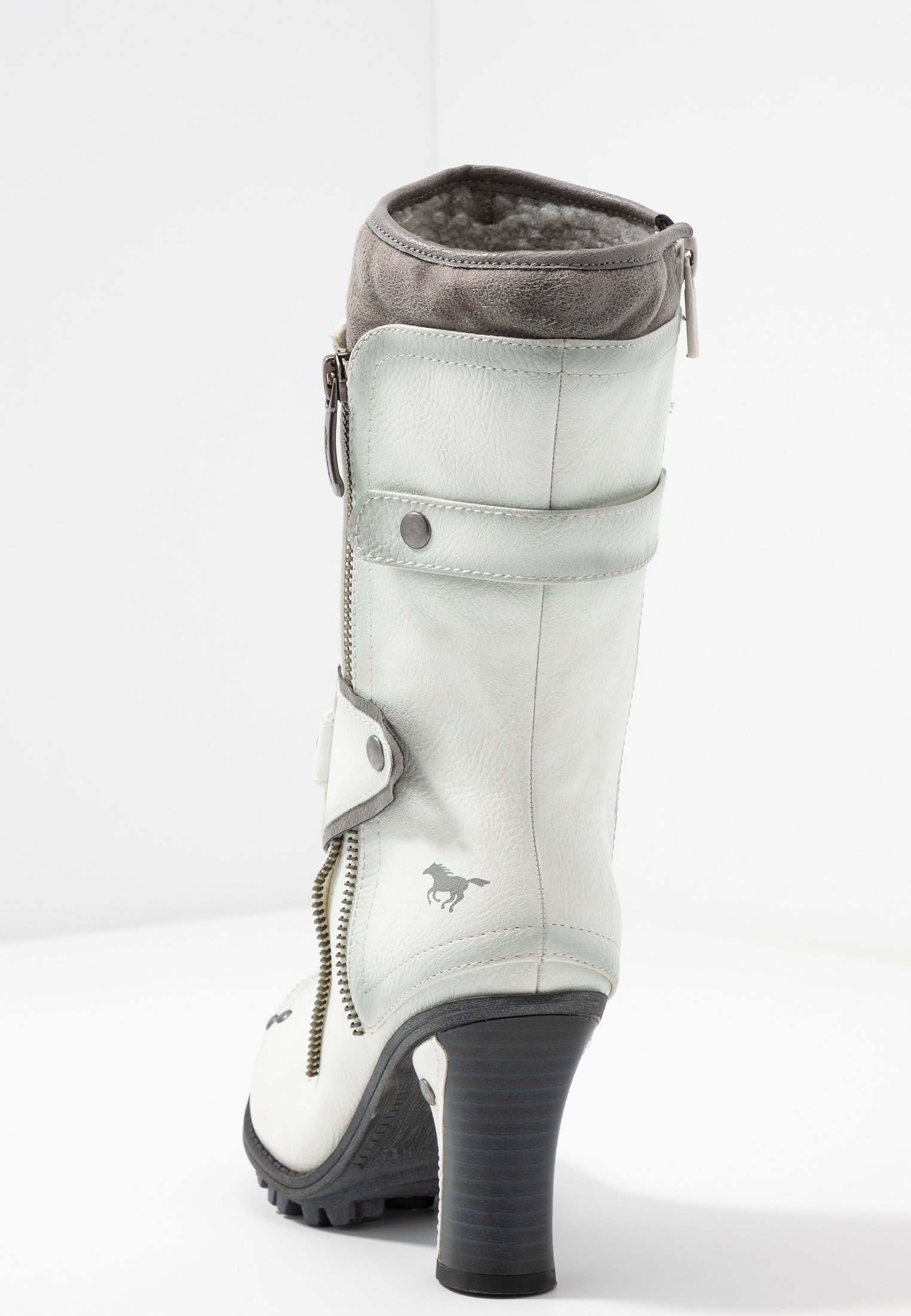Mustang Laarzen met hoge hak icewit Zalando.nl Mustang Laarzen met hoge hak icewit Zalando.nl