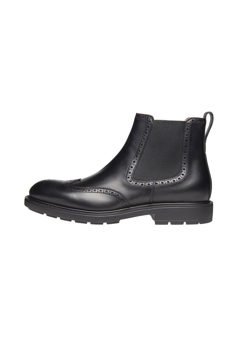 Leather Ankle Boots Nero