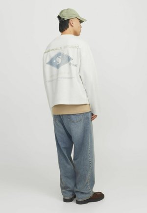 RRETIRO BACK  CREW NECK - Sweatshirt - cloud dancer