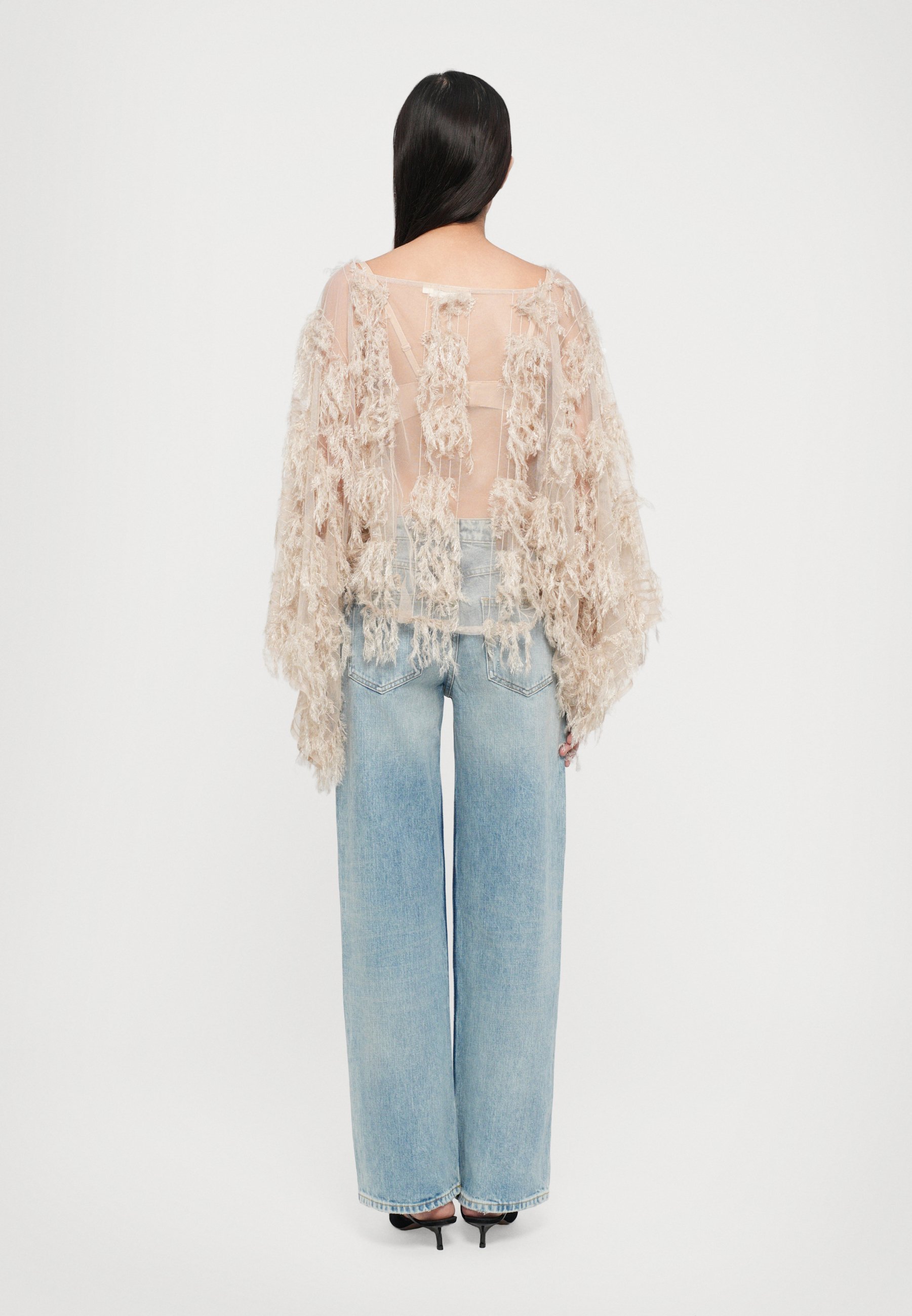 売れ筋商品|||ホフマン コペンハーゲン Tシャツ レディース トップス KAREN - Long sleeved top - oyster Hofmann Copenhagen KAREN - Long sleeved top - oyster/white