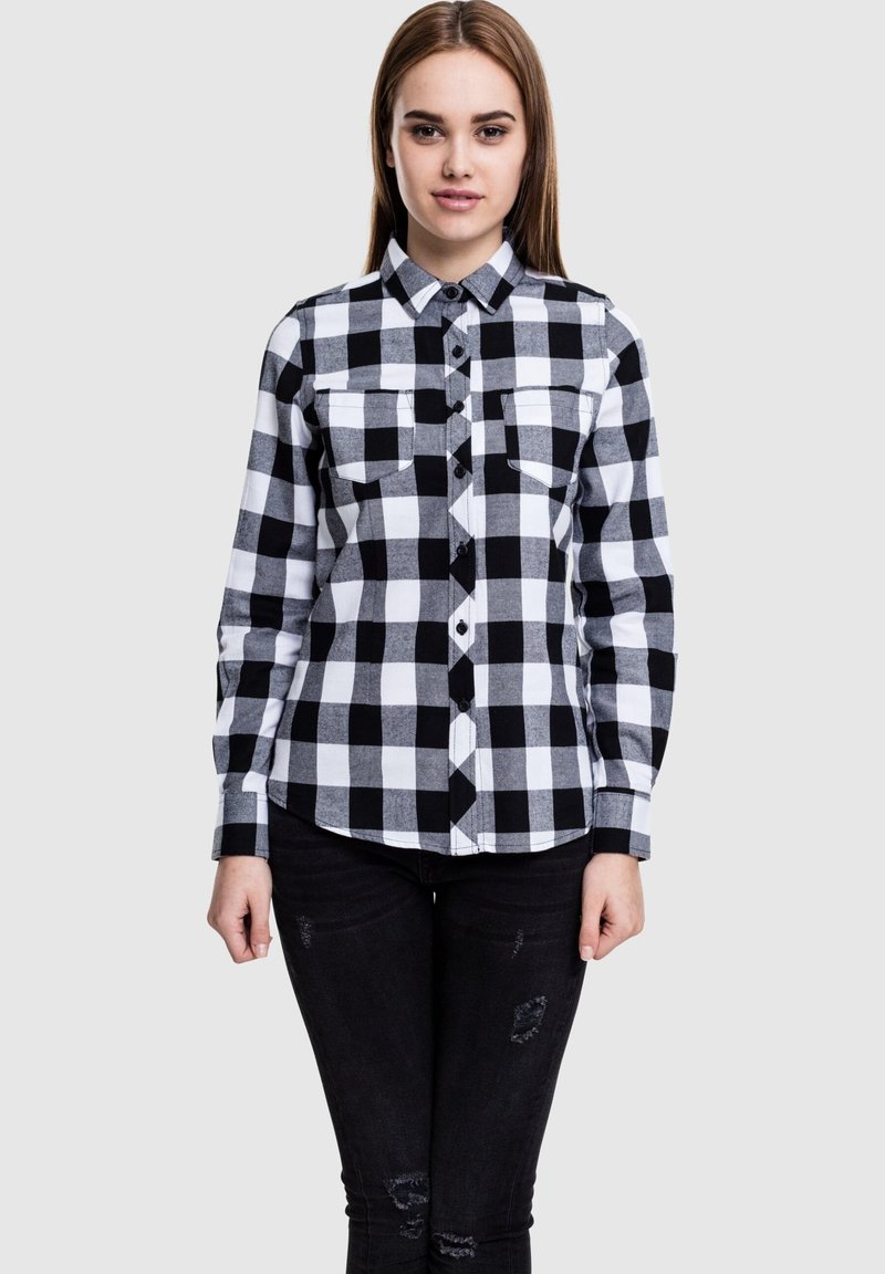 Urban Classics Bluza s gumbima - black/white