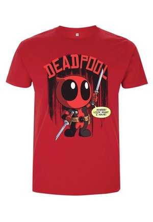 DEADPOOL LIL OL POOL - Print T-shirt - red