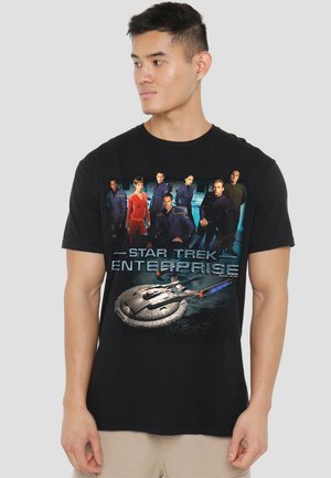 Cotton Soul STAR TREK ENTERPRISE CREW - Print T-shirt - black