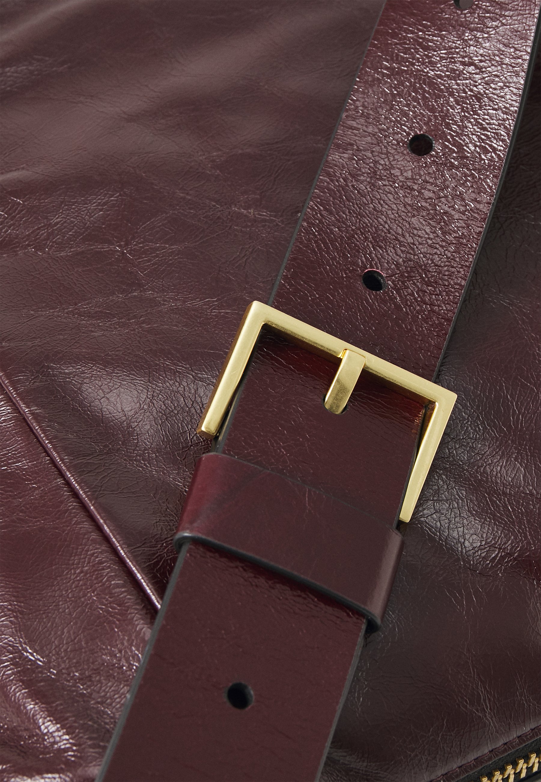 AllSaints MADEA SHOULDER BAG - Handbag - burnt red/bordeaux