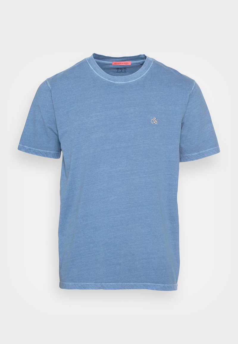 Herren T-Shirts basic | Scotch & Soda GARMENT DYED CREWNECK TEE WITH EMBROIDERY LOGO T-Shirt basic blue/hellblau - RB57575 Herren T-Shirts basic | Scotch & Soda GARMENT DYED CREWNECK TEE WITH EMBROIDERY LOGO T-Shirt basic blue/hellblau - RB57575