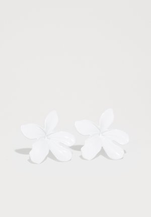FLORAL EARRINGS - Orecchini - white
