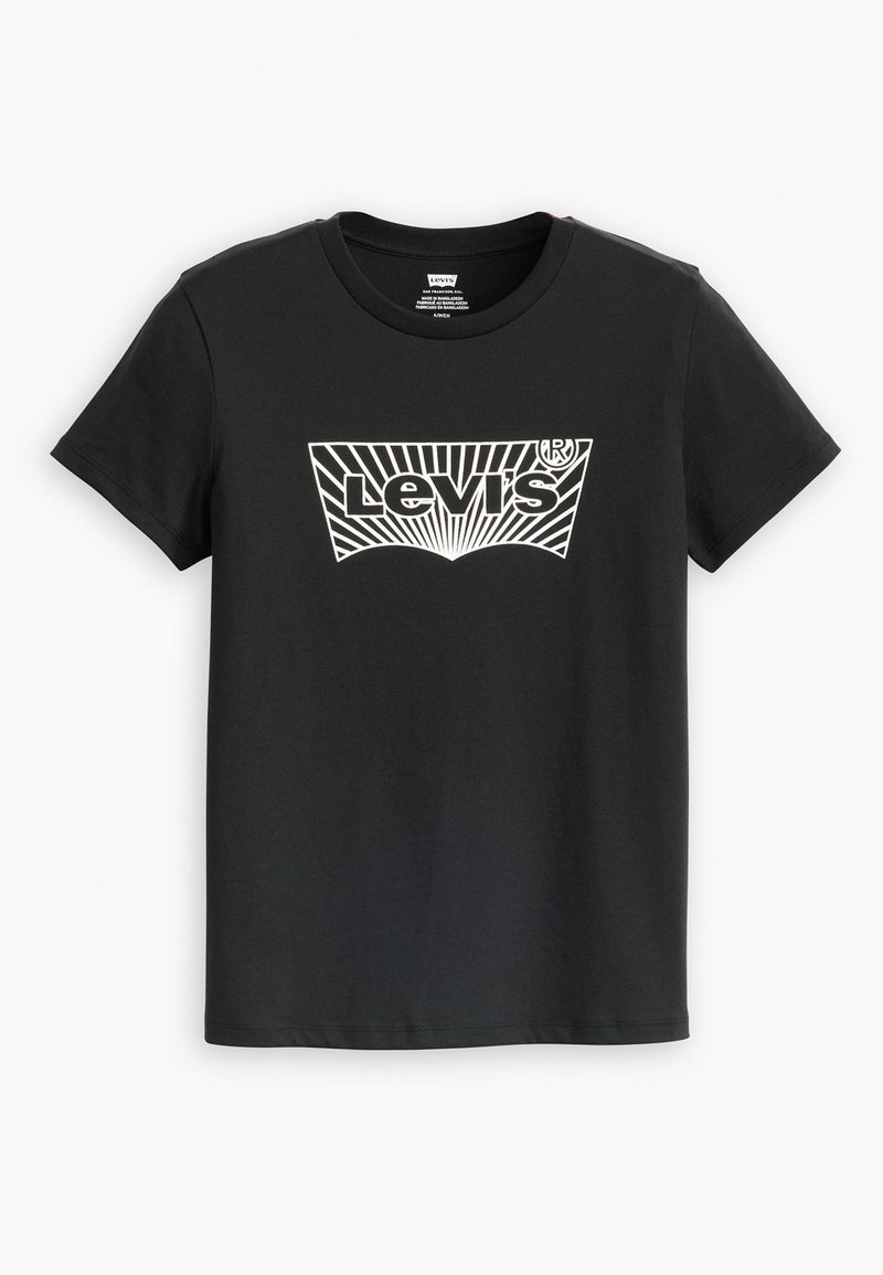 Levi’s® T-shirt print zwart