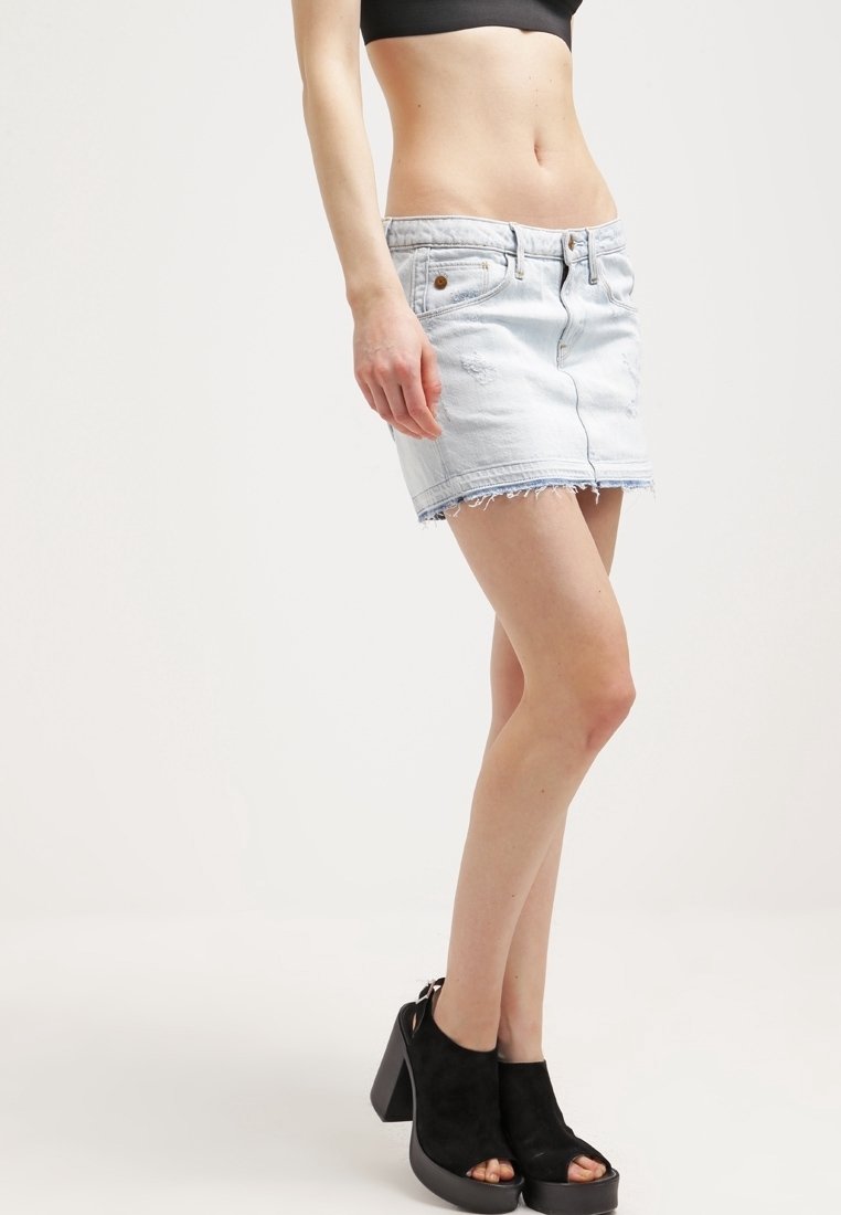 G-STAR Jupe en jean - bleached denim