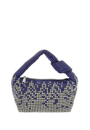 AT NIGHT - Pisemska torbica - royal blue and silver coloured
